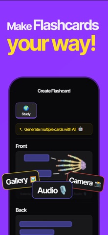 Flashcards & Spaced Recall iPhone screenshot