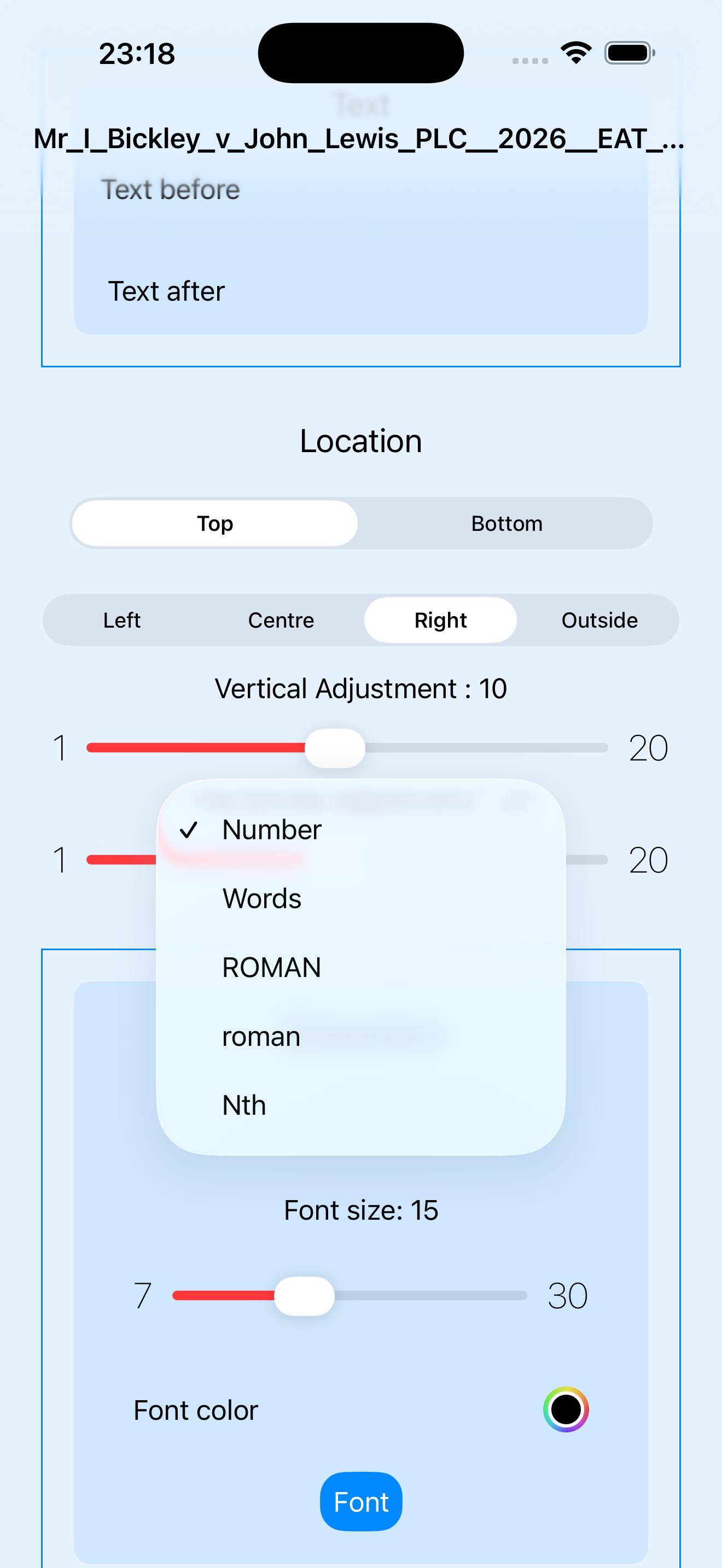 pdf Paginate Pro screenshot 6