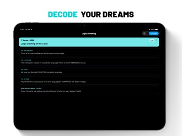 Logic Dreaming - Decode Dreams iPad screenshot