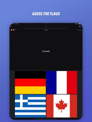 World Quiz: Flags & Capitals iPad screenshot