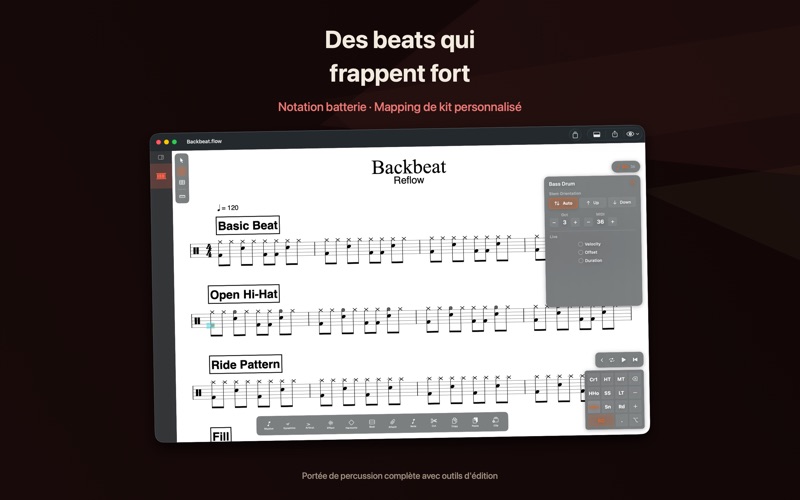 Screenshot #3 pour Reflow - Éditeur de Tablatures