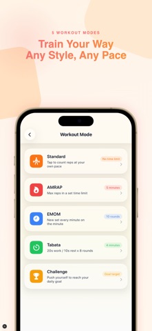 Push Up Counter & Fitness iPhone screenshot