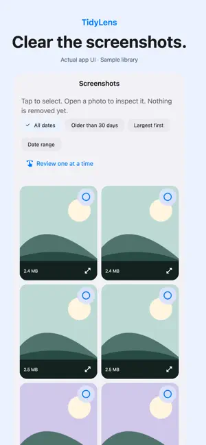 TidyLens: Photo Cleaner screenshot 3