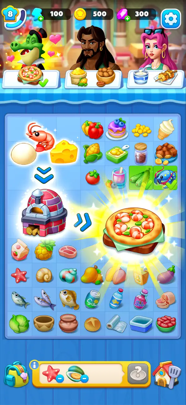 #1. Merge Ocean - Cooking & Decor (iOS) Bởi: Shanghai Zhenglang Technology Co., Ltd.