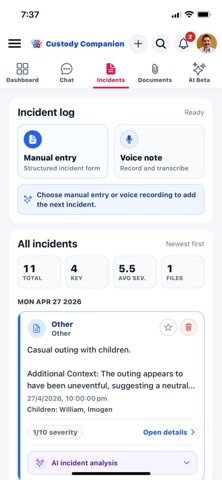 Custody Companion Mobile Screenshot 7 of 10