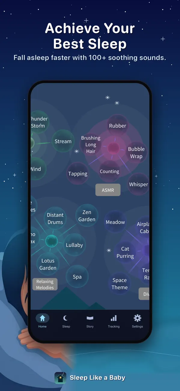 Screenshot #1 pour Sleep like a Baby: White Noise