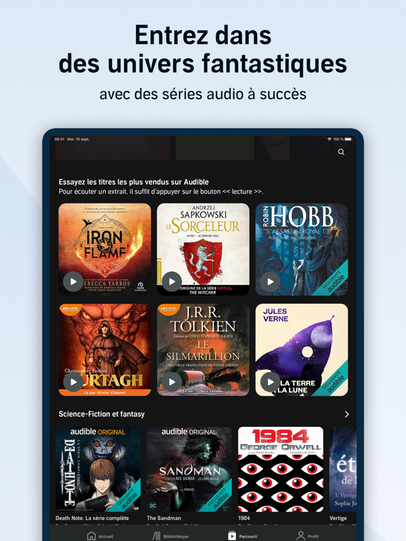 Screenshot #5 pour Audible: Livres Audio, Podcast