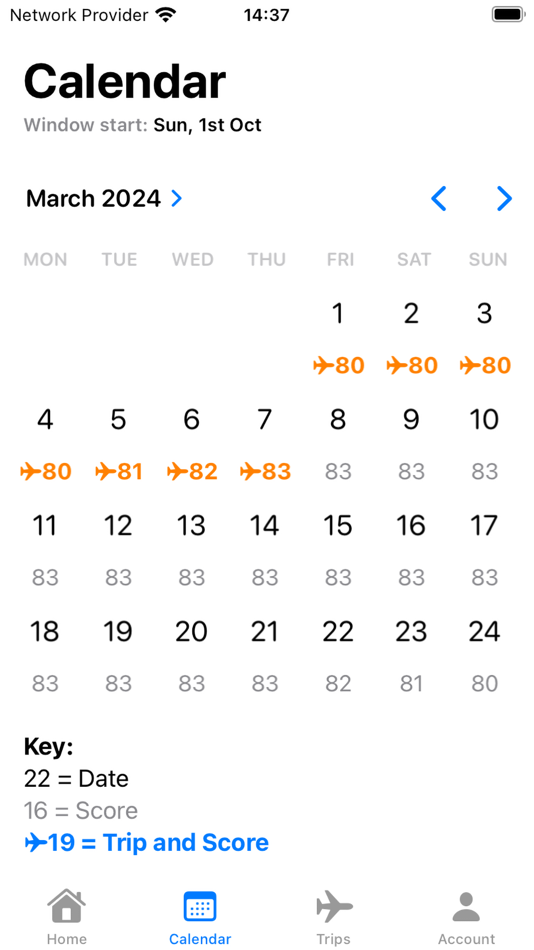 #3. Schengen Calendar (iOS) 由: HARRY HYDE HEXTALL