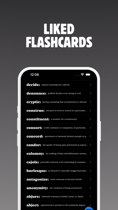 C1+ English Vocabulary Builder iPhone screenshot 3 - Education app