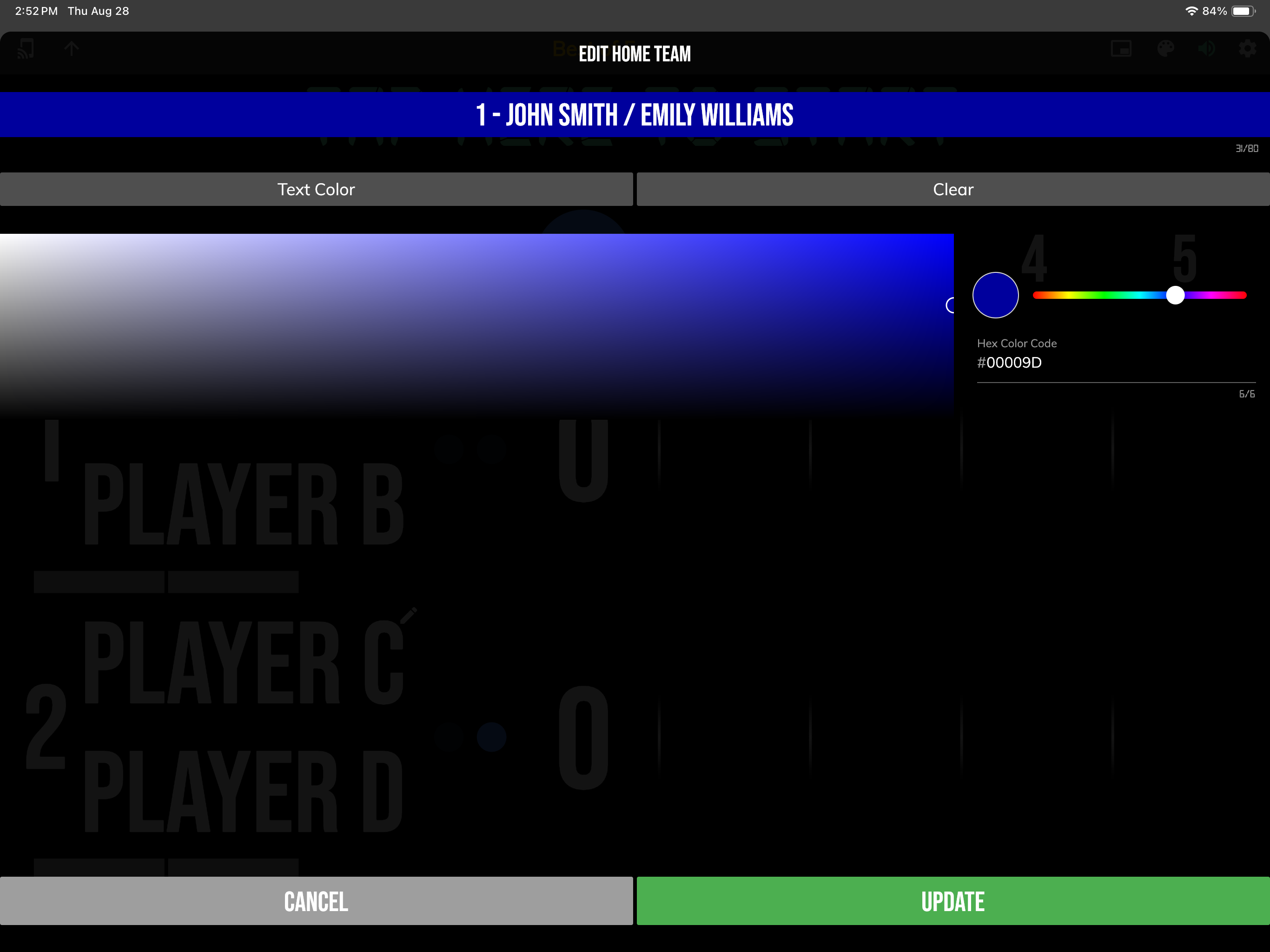 BT Pickleball Scoreboard screenshot 17