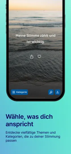 Screenshot von Serenica: Positive Gedanken auf dem iPhone 5