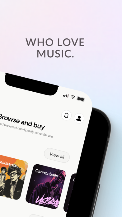 Screenshot #2 pour Myxt: Music for Fans