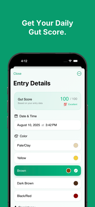 GutWise - Stool Tracker Screenshot 4 of 8