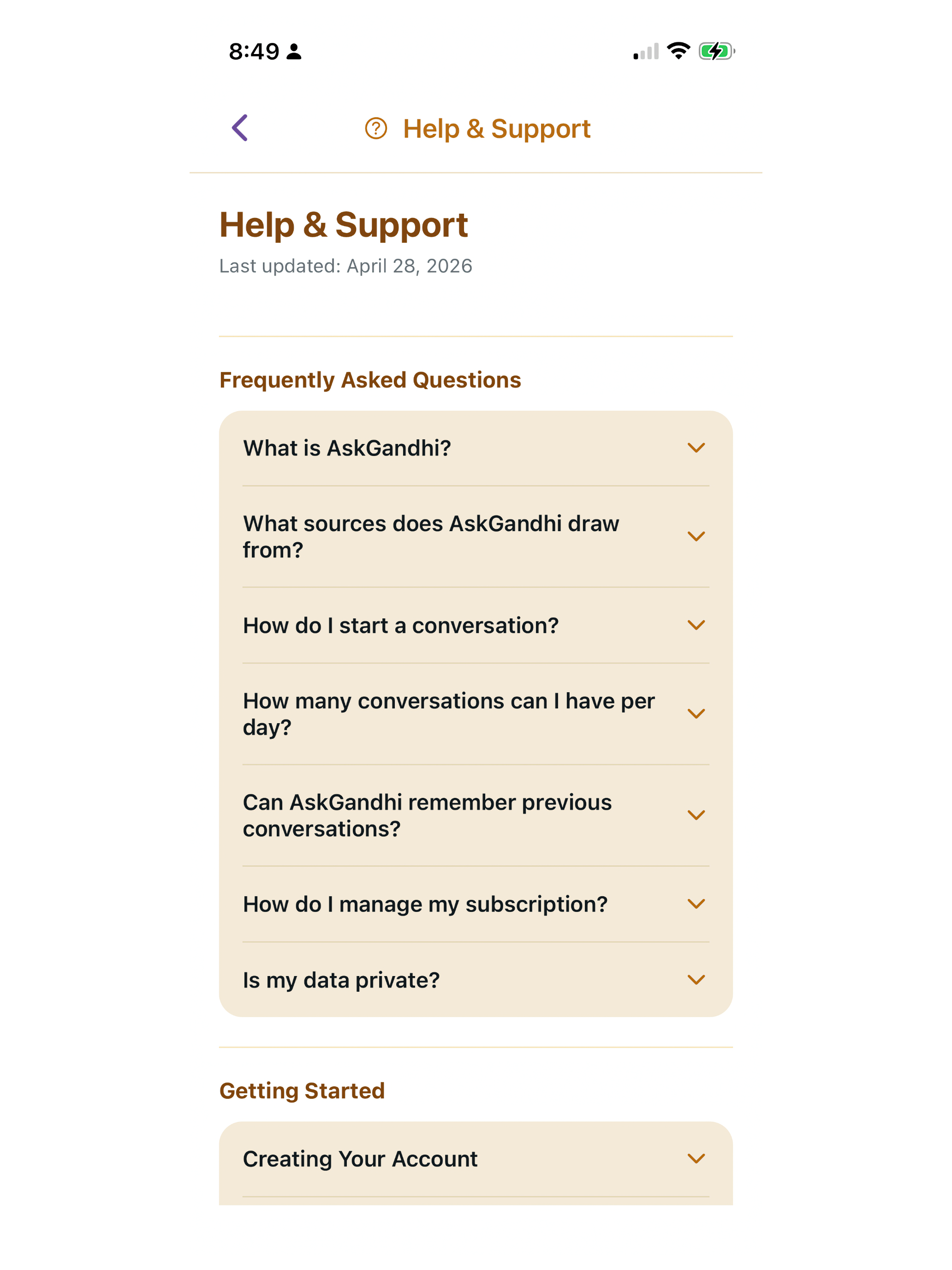 AskGandhi-AI screenshot 19
