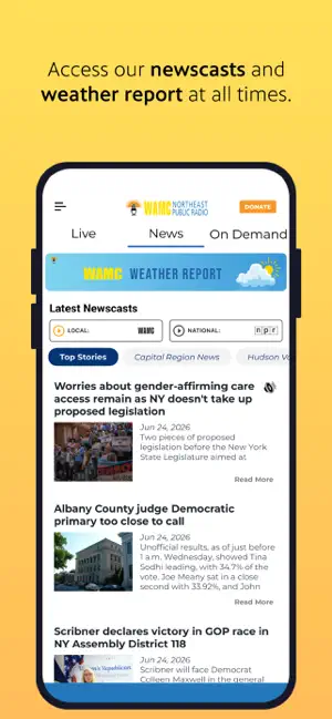 WAMC Public Radio screenshot 3