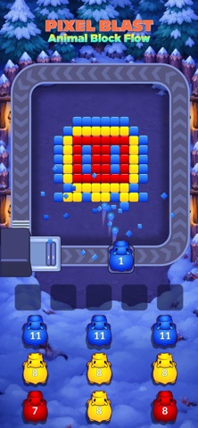 Pixel Blast: animal block flow Screenshot 6 of 8