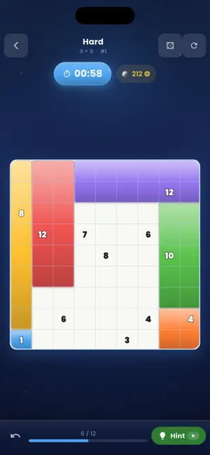Shikaku Master: Logic Puzzle screenshot 4