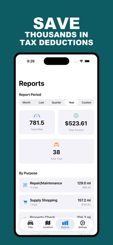 LandMile - Mileage Tracker Screenshot 2 of 4