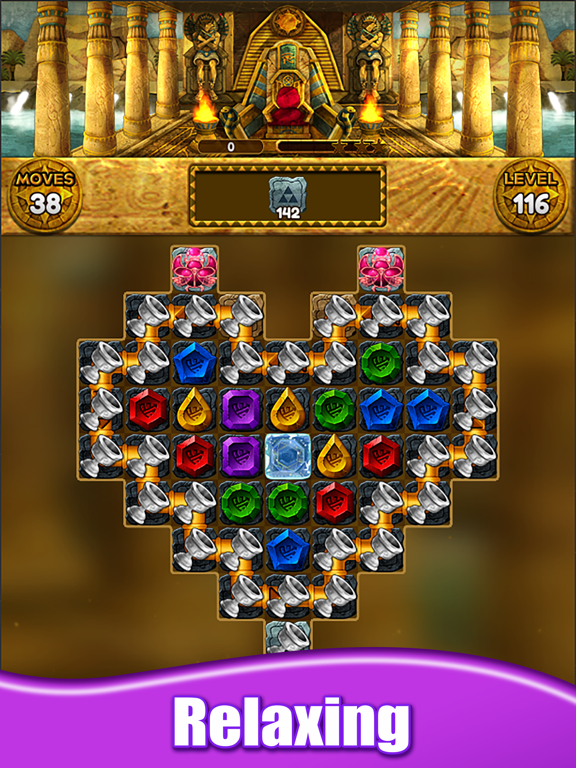 Jewel Queen: Puzzle Match 3 iPad screenshot 7 - Games app