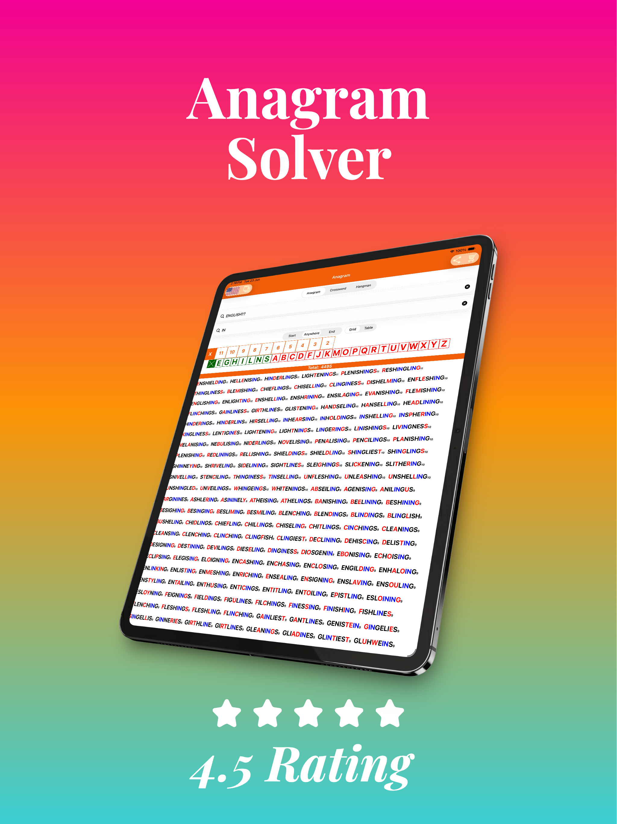 Anagram Solver: Crossword Find screenshot 6