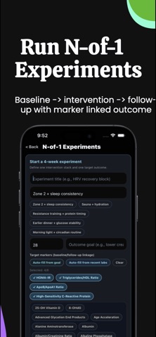 BioTrace: Longevity Tracker Screenshot 6 of 7
