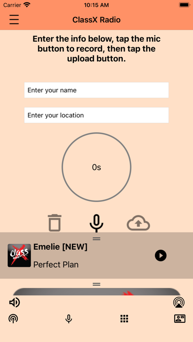 ClassX Radio Mobile iPhone screenshot 4 - Entertainment app