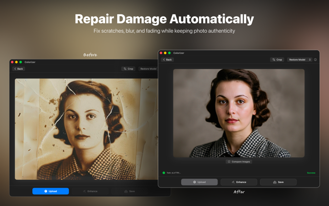 KI-Farbgebung, Reparatur Screenshot