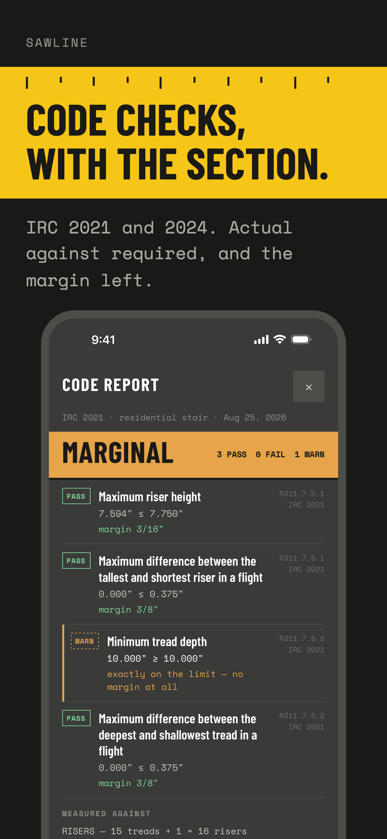 Feet, Inch Calculator: Sawline screenshot 4