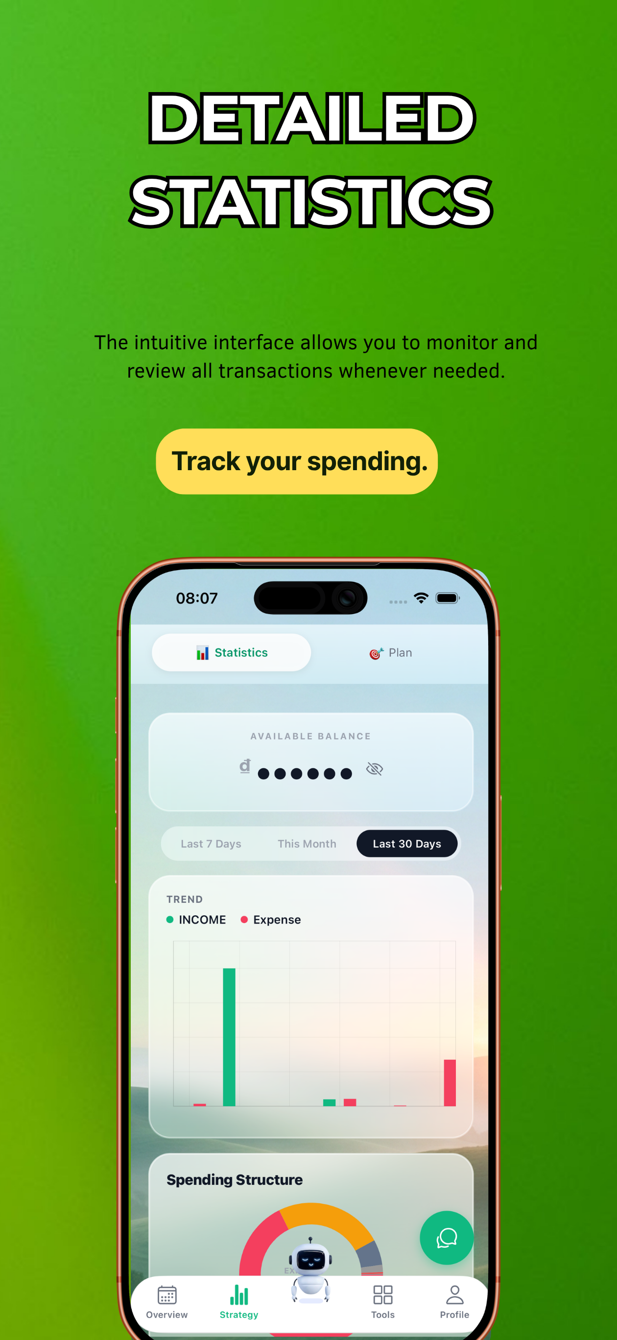 Track money with AI