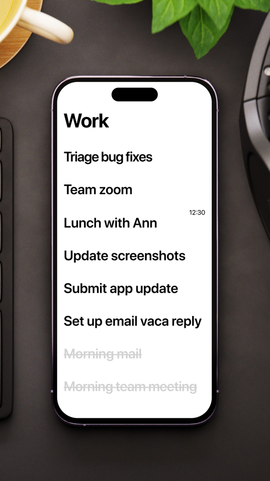 #2. Clear: To Dos & Reminders (iOS) 由: Impending