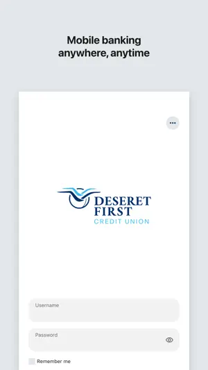 Deseret First CU Mobile screenshot 1