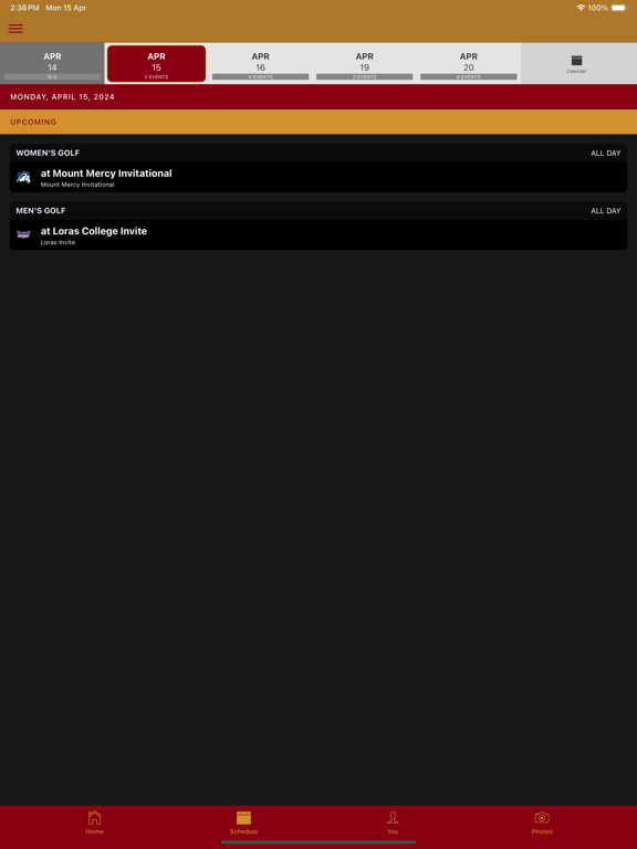 Coe College Kohawks iPad screenshot 3 - Sports app
