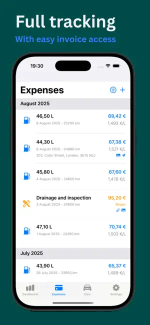 PumpWize screenshot 2