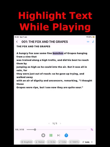 StoryEarPro iPad screenshot