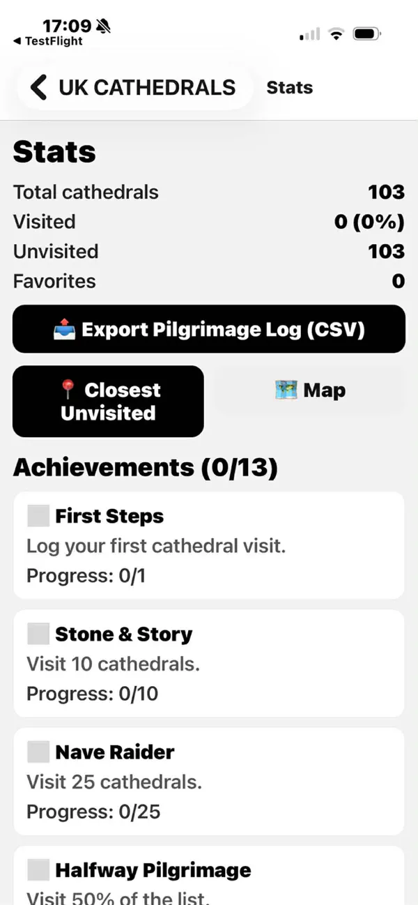 Screenshot #3 pour Cathedral Tracker