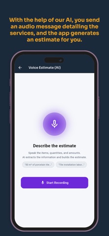 Tiler+: AI Job Estimate Maker iPhone screenshot