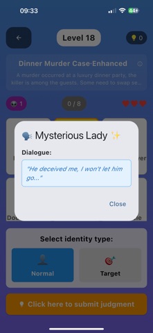 SpyGame-Logic Clue Game screenshot