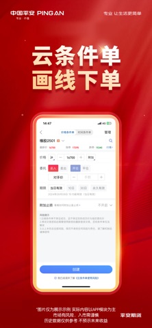 平安期货同花顺-原油贵金属期货开户交易 iPhone screenshot
