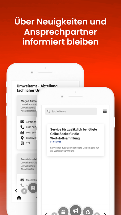 Regensburg Abfall App Screenshot