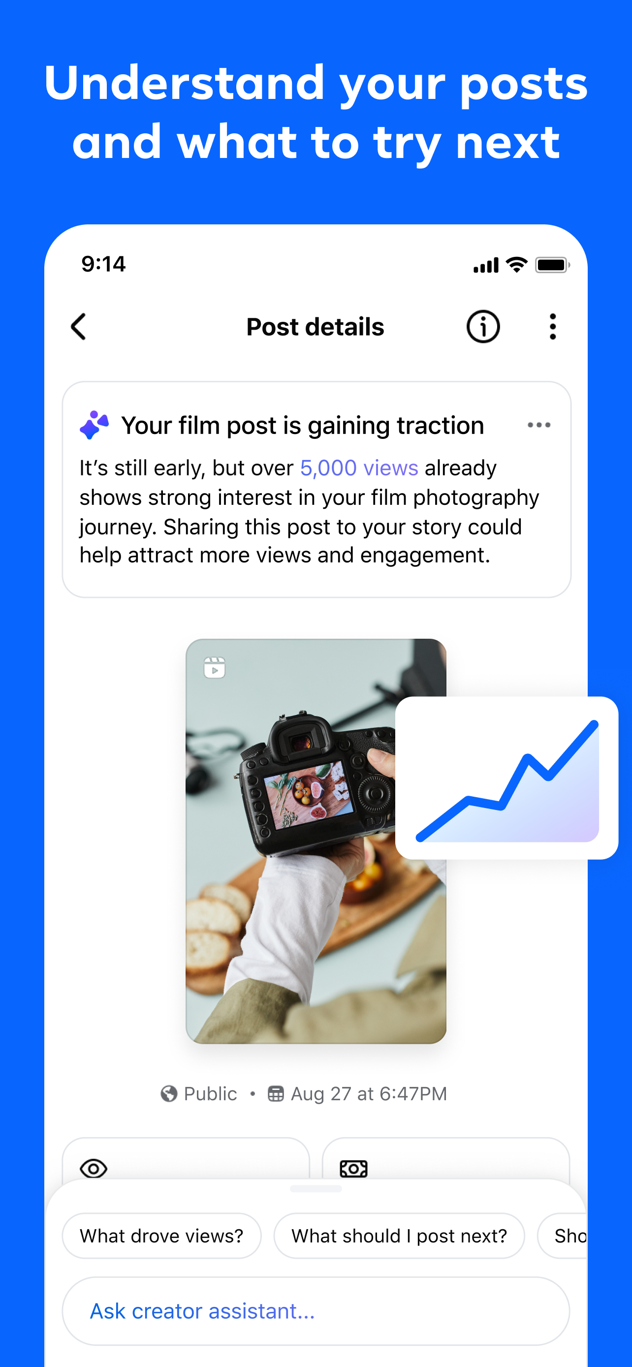 Facebook Creator Studio App Store screenshot