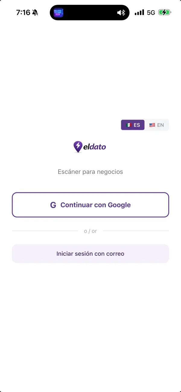 Screenshot #1 pour El Dato Scanner