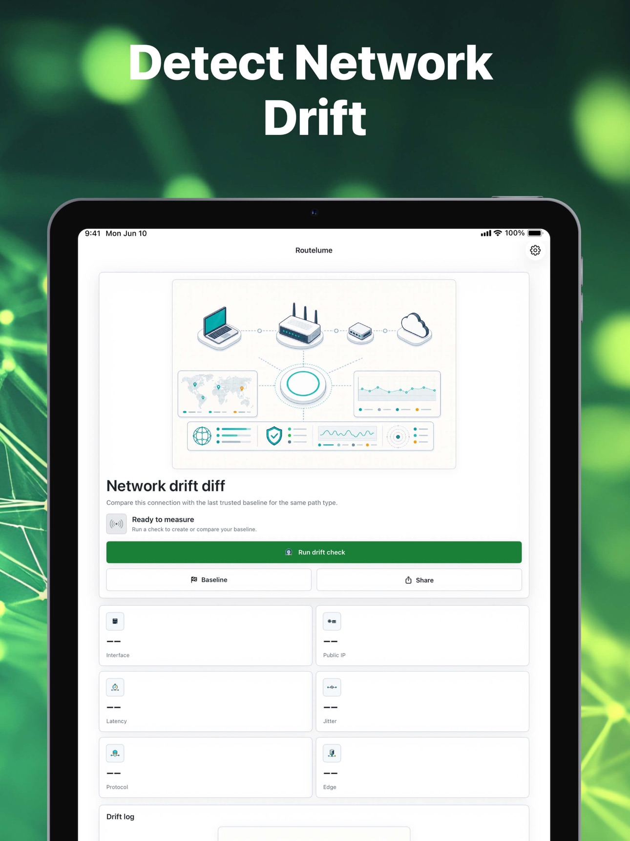 Screenshot 5 of Routelume - network drift