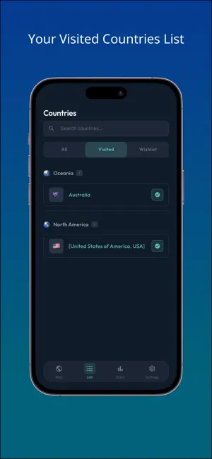 WorldFill - Travel Map screenshot 2