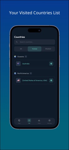 WorldFill - Travel Map Screenshot 2 of 3