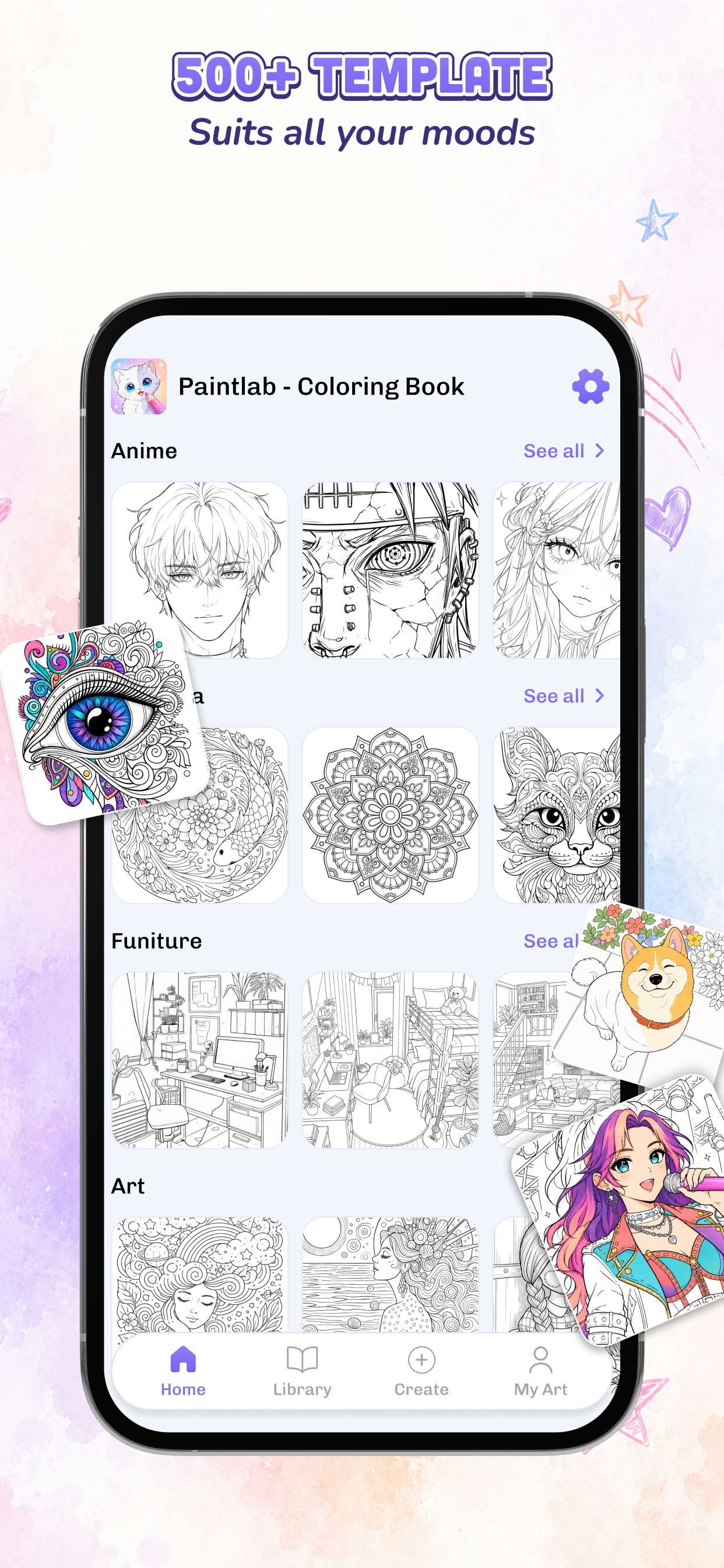 PaintLab - Coloring Book screenshot 3