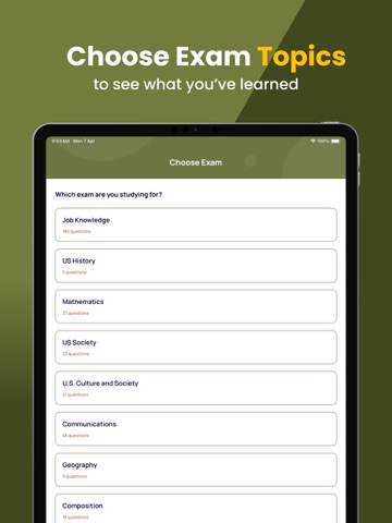 FSOT Practice Test Pro iPad screenshot
