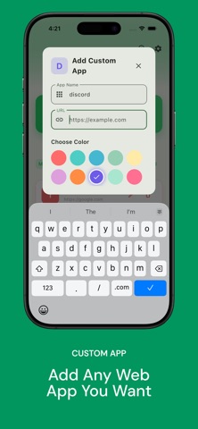 Dual Messenger WhatsWeb Chat iPhone screenshot