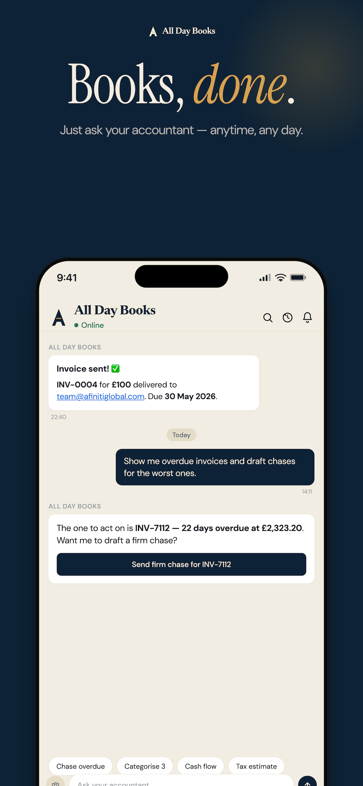 All Day Books: AI Bookkeeping screenshot 4
