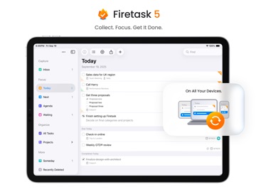 Firetask 5 iPad screenshot