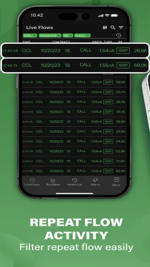 Flow Greeks : Unusual Options screenshot 3